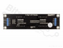 Digit display 6-Digit 7-segments 74HC595 blue - 75x19mm 